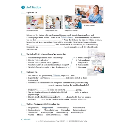 Im Beruf Neu Fachwortschatztrainer Pflege: Виробник Hueber