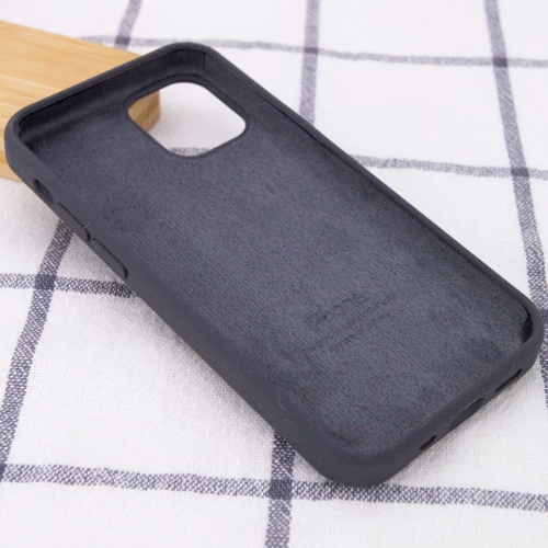 Чохол для iPhone Mobile Case Silicone Case Full Protective Dark Grey для iPhone 13 Pro: Матеріали Силикон