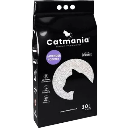 Наповнювач для котячого туалету Catmania Лаванда фіолетові гранули 10 л (10л Фіолет)