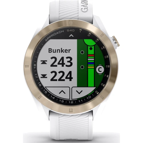 Смарт-часы Garmin Approach S40 (010-02140-02): Материал корпуса металл