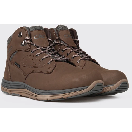 Ботинки CMP Nibal Mid Lifestyle Shoe WP (39Q4957-00QF) 39 (40) коричневые натуральный нубук зима фото 2
