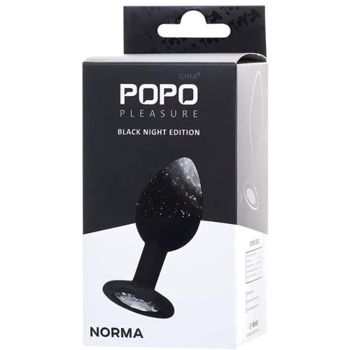 Анальная пробка с кристаллом Toyfa POPO Pleasure Norma