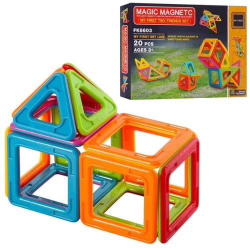 Магнитный конструктор Magic Magnetic, 20 деталей (FK6603)