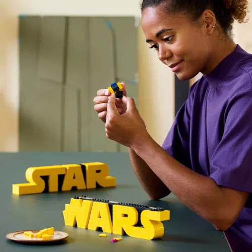 Конструктор LEGO Star Wars Star Wars логотип из кубиков (75407)