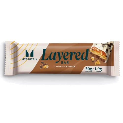Протеиновые батончики MyProtein Layered Bar 12x60g Cookie Crumble: Пол Унисекс