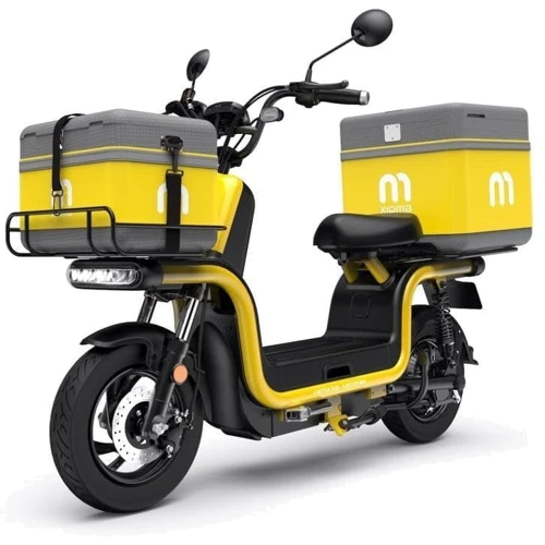 Электроскутер AIMA XM-U1S (yellow)+передний/задний бокс+крепление: Цвет желтый