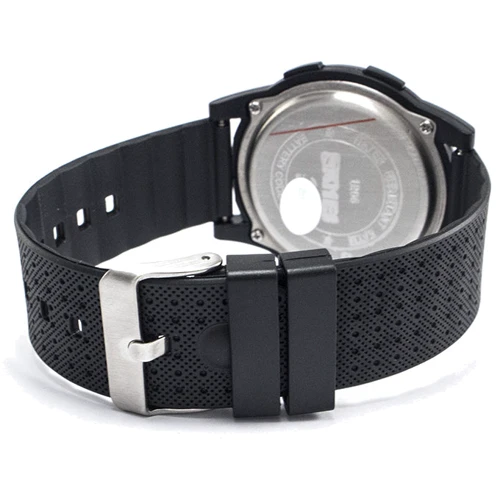 Наручний годинник Skmei 1206 Black: Тип циферблата Цифровий (електронний)