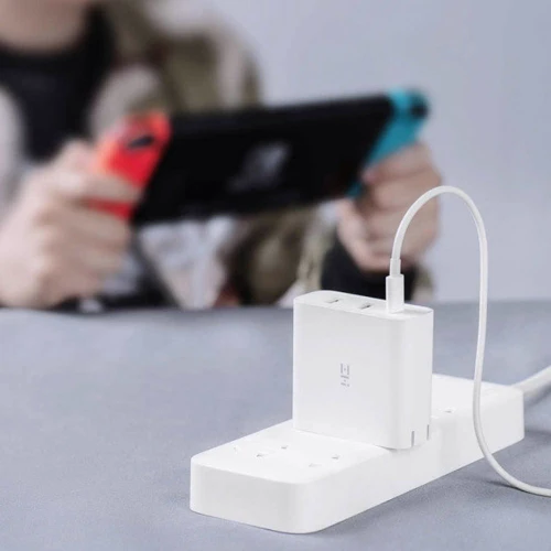 Зарядний пристрій Xiaomi ZMI USB Wall Charger 2xUSB and USB-C 65W White (HA832) фото 6