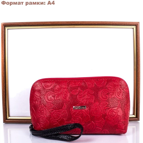 Жіноча косметичка Desisan червона (SHI064-500): Тип ручки Коротка ручка