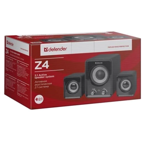 Акустическая система Defender Z4 USB Black (65508): Выходная мощность колонок 5 Вт
