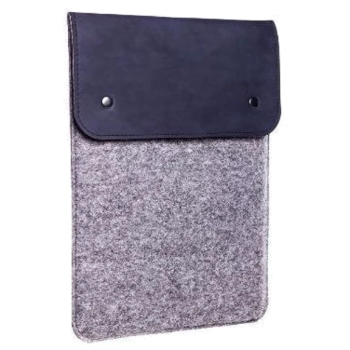 Gmakin Case Slim Felt Two Buttons Blue/Grey (GM65-15) for MacBook Pro 15/Pro 16: Цвет Синий (Blue)