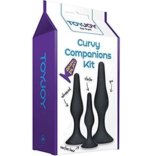 Набор анальных пробок Curvy Companions Kit 3Pcs