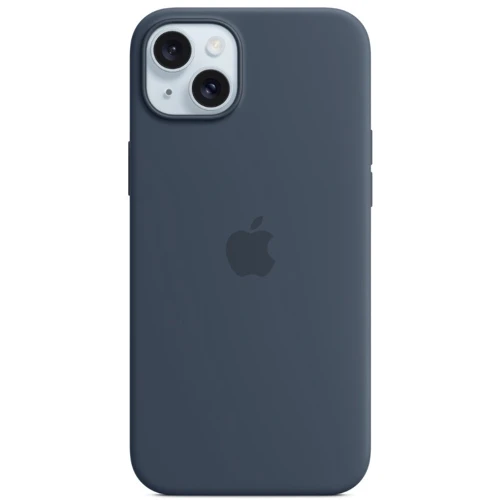 Чехол для iPhone Apple for iPhone 15 Plus Silicone Case with MagSafe Storm Blue (MT123) 