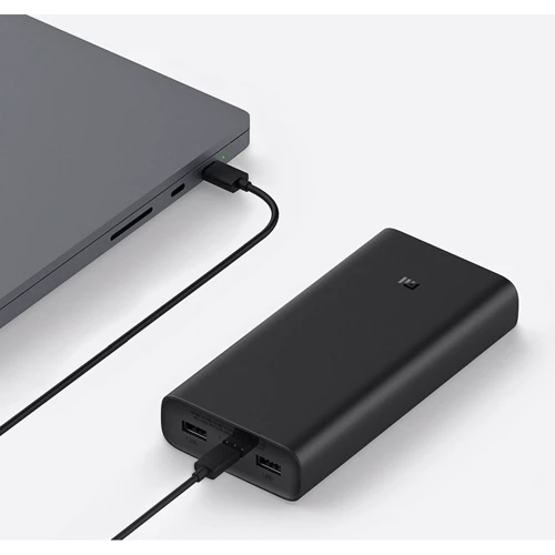 Внешний аккумулятор Xiaomi Mi Power Bank 3 20000mAh 2хUSB+USB-C 50W Black (PB2050ZM): Количество USB 3