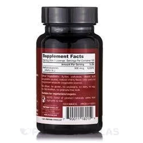 Jarrow Formulas Methyl B-12 500 mcg 100 Lozenges Cherry Flavor Витамин В12, со вкусом вишни: Тип Витамин B