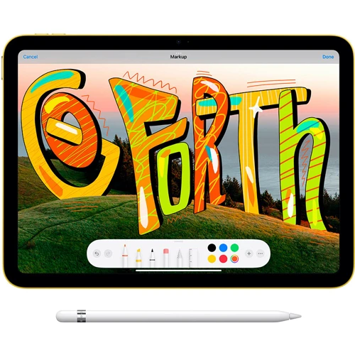 Планшет Apple iPad 10 10.9" 2022 Wi-Fi + LTE 256GB Blue (MQ6U3RK/A): Время автономной работы До 10 часов при активном использовании (в интернете по сети Wi-Fi, просмотр видео, прослушивание аудио); До 9 часов работы в интернете по сотовой связи