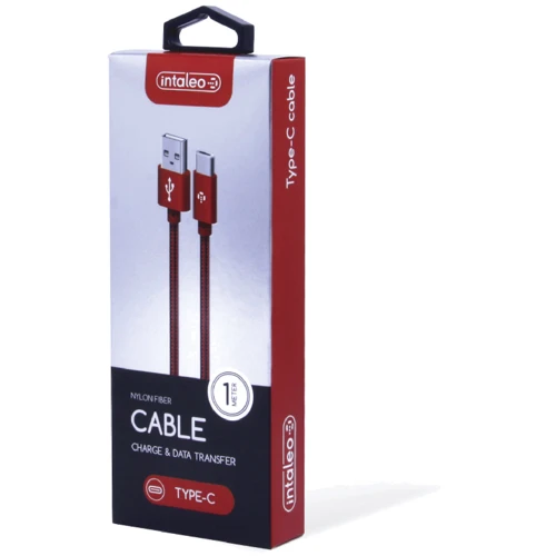 Кабель Intaleo USB Cable USB-C 1m Red (CBGPLT1) фото 3