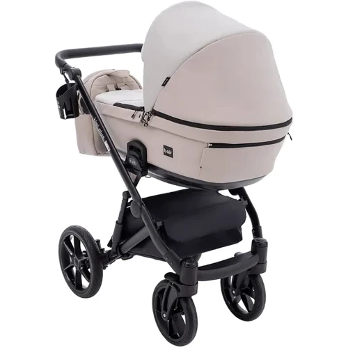 Коляска универсальная 2 в 1 Bair Kiwi Plus ECO BKP-32/33 бежевый / капучино (680898): Возможность установки люльки есть