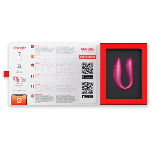 Смарт вибратор для пар Oninder Double Рleasure Рink