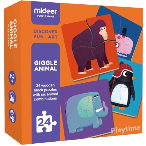 Деревянный пазл Зверушки MiDeer MD3036