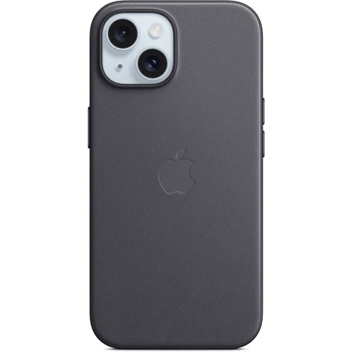 Чехол для iPhone Apple iPhone 15 FineWoven Case with MagSafe - Black (MT393ZM/A)