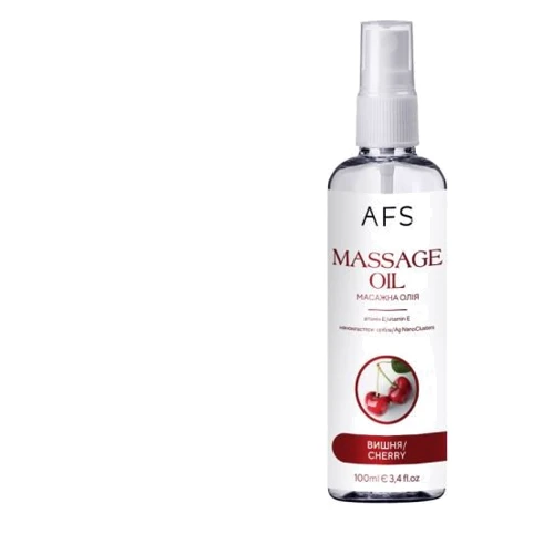 Массажное масло AFS Production с ароматом вишни, 100 мл: Тип Масло