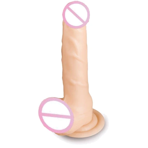 Реалистичный фаллоимитатор на присоске Brazzers, 14,5х3.5 см