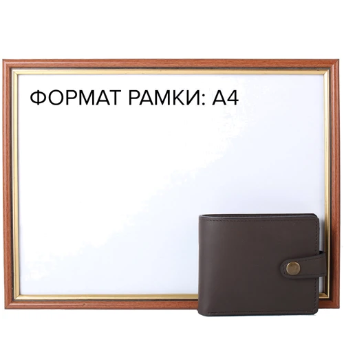 Мужское портмоне DNK Leather коричневое (DNK-Full-Purse-col-F): Материал Натуральная кожа