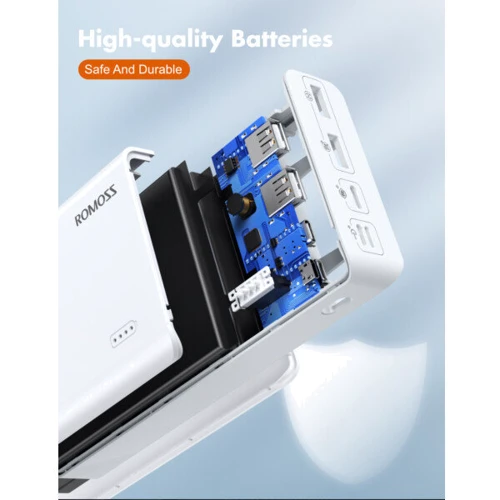 Внешний аккумулятор Romoss Power Bank 30000mah Sense8+ White (PHP30-401-02): Емкость батареи, мАч 30000