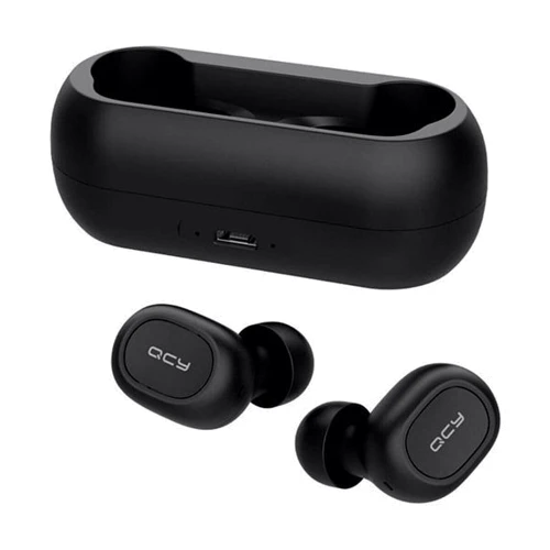 Наушники QCY T1 Black: Тип конструкции вакуумные