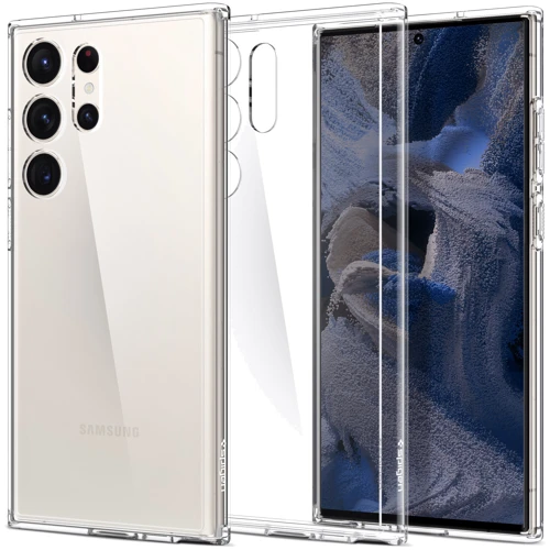 Аксессуар для смартфона Spigen Ultra Hybrid Crystal Clear (ACS05617) for Samsung S918 Galaxy S23 Ultra: Пленка в комплекте нет