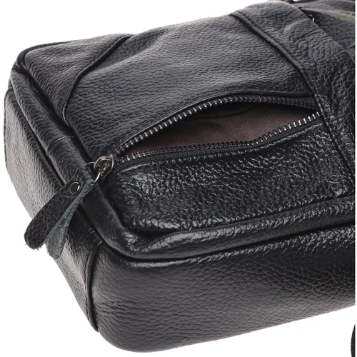 Чоловіча сумка планшет Borsa Leather чорна (K11027-black): Тип Сумки