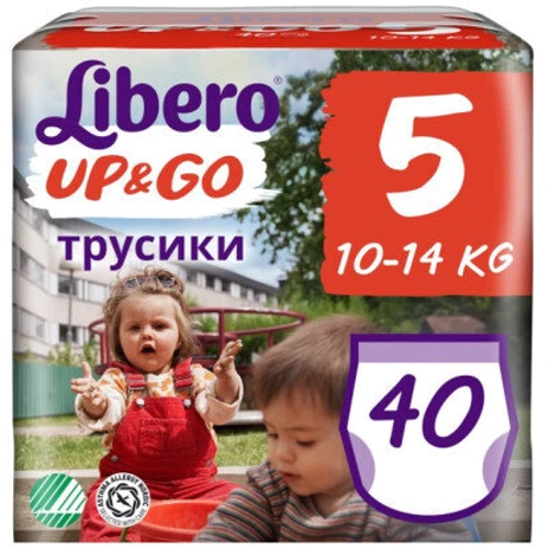 Libero Up & Go 5 (10-14кг) (40)