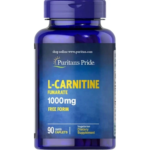 Puritan's Pride L-Carnitine Fumarate 1000 mg L-карнітин фумарат 90 капає