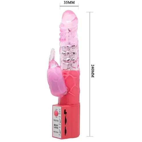 Вибратор с стимулятором клитора LYBAILE Cute Baby Vibrator (BW-004101)