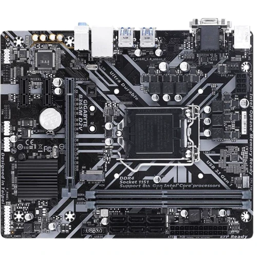 GIGABYTE B365M D2V: Оперативна пам'ять 2xDIMM DDR4 4000 МГц, до 32 ГБ