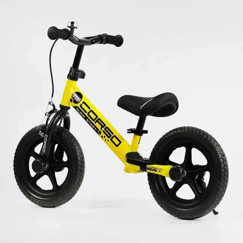 Беговел Corso Sprint 12" (12517): Цвет желтый