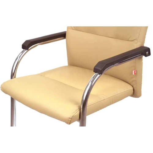 Крісло конференційне АКЛАС Натан CH CF Бежевий (PU-бежевий) (00127505)