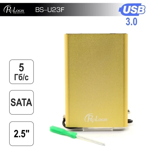 Аксесуар для накопичувача ProLogix (BS-U23F) Gold фото 5