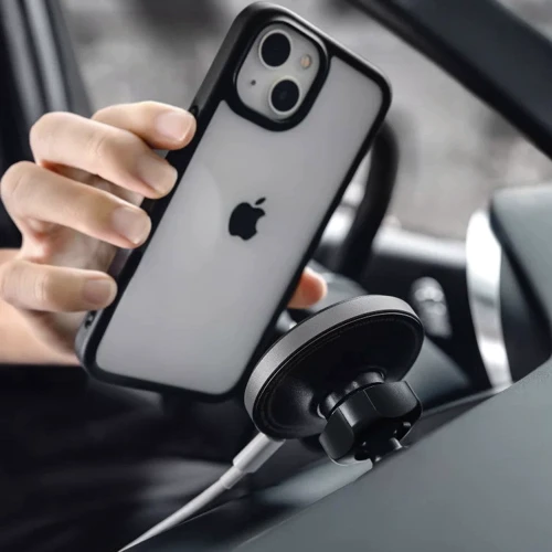 Тримач SwitchEasy Car Holder Air Ven MagMount MagSafe 15W Black (MCG123031BK22) для iPhone 16 I 15 I 14 I 13 I 12 series  фото 6
