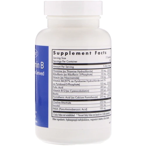 Allergy Research Group Super Vitamin B Complex 120 Caps (ALG-70340): Тип Витамин B