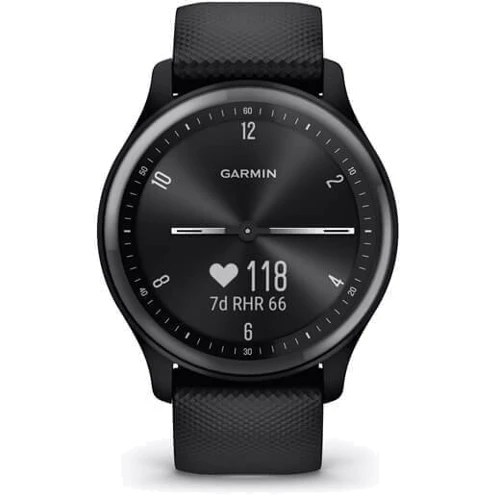 Смарт-часы Garmin Vivomove Sport Black Case and Silicone Band with Slate Accents (010-02566-00): Стандарт защиты 5 ATM