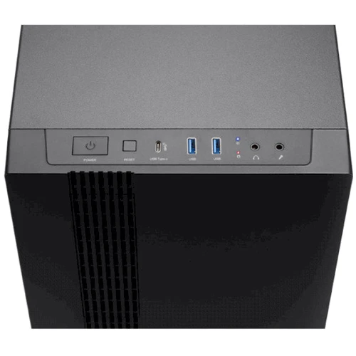 Корпус Chieftec Uni Black (UK-02B-OP), 2xUSB3.0, 1xUSB Type-C: Форм-фактор материнской платы ATX / Micro-ATX / Mini-ITX