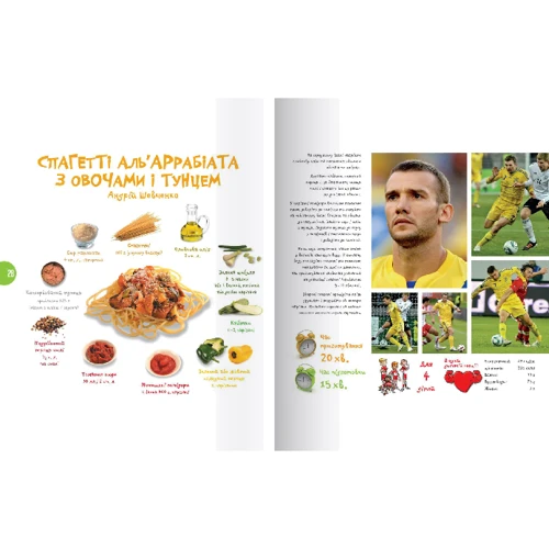 Їжа чемпіонів від героїв футболу: Обложка Интегральная