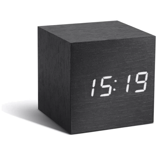 Смарт-будильник на акумуляторі Gingko WOODEN CUBE дерево венге (GK08W10): Виробник Gingko