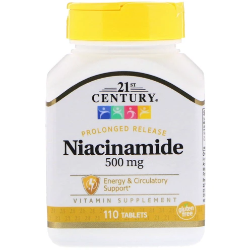 21st Century Niacinamide 500 mg 110 Tablets