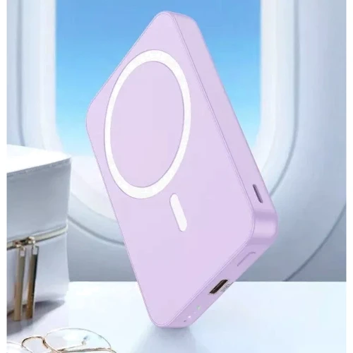 Внешний аккумулятор Hoco Power Bank 5000mAh J109 Easy MagSafe PD 20W Purple: Емкость батареи, мАч 5000