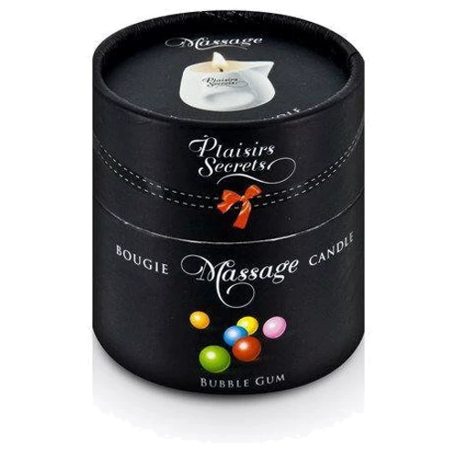 Массажная свеча Plaisirs Secrets Bubble Gum (80 мл)
