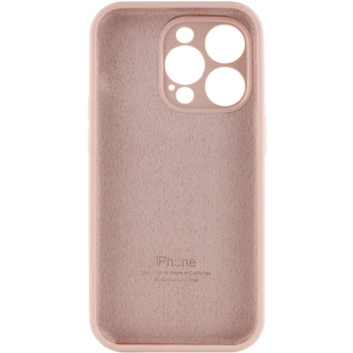 Чехол для iPhone Mobile Case Silicone Case Full Camera Protective Pink Sand for iPhone 15 Pro Max: Тип чехла накладка на заднюю часть