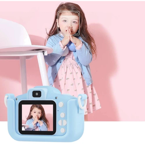 КОМПЛЕКТ! Цифровой детский фотоаппарат XoKo KVR-001 голубой+карта памяти 32GB фото 7